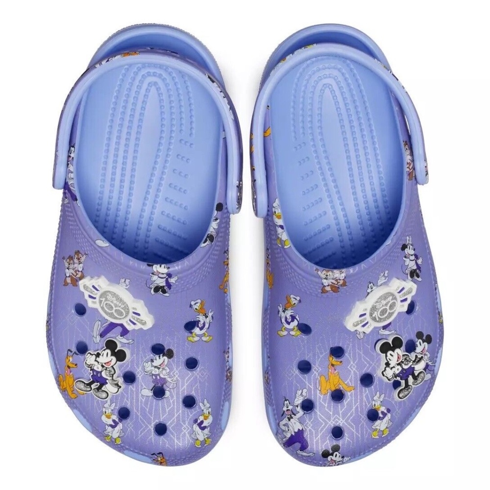 NWOT Mickey Mouse and Friends Disney 100 Clogs by Crocs Disney Parks 7W 5M 2023